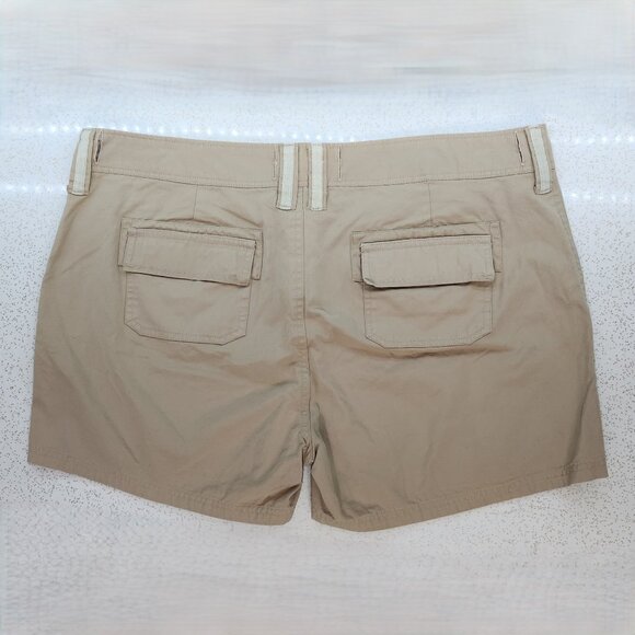 Khaki Camel Shorts for Women - Picture 2 of 7